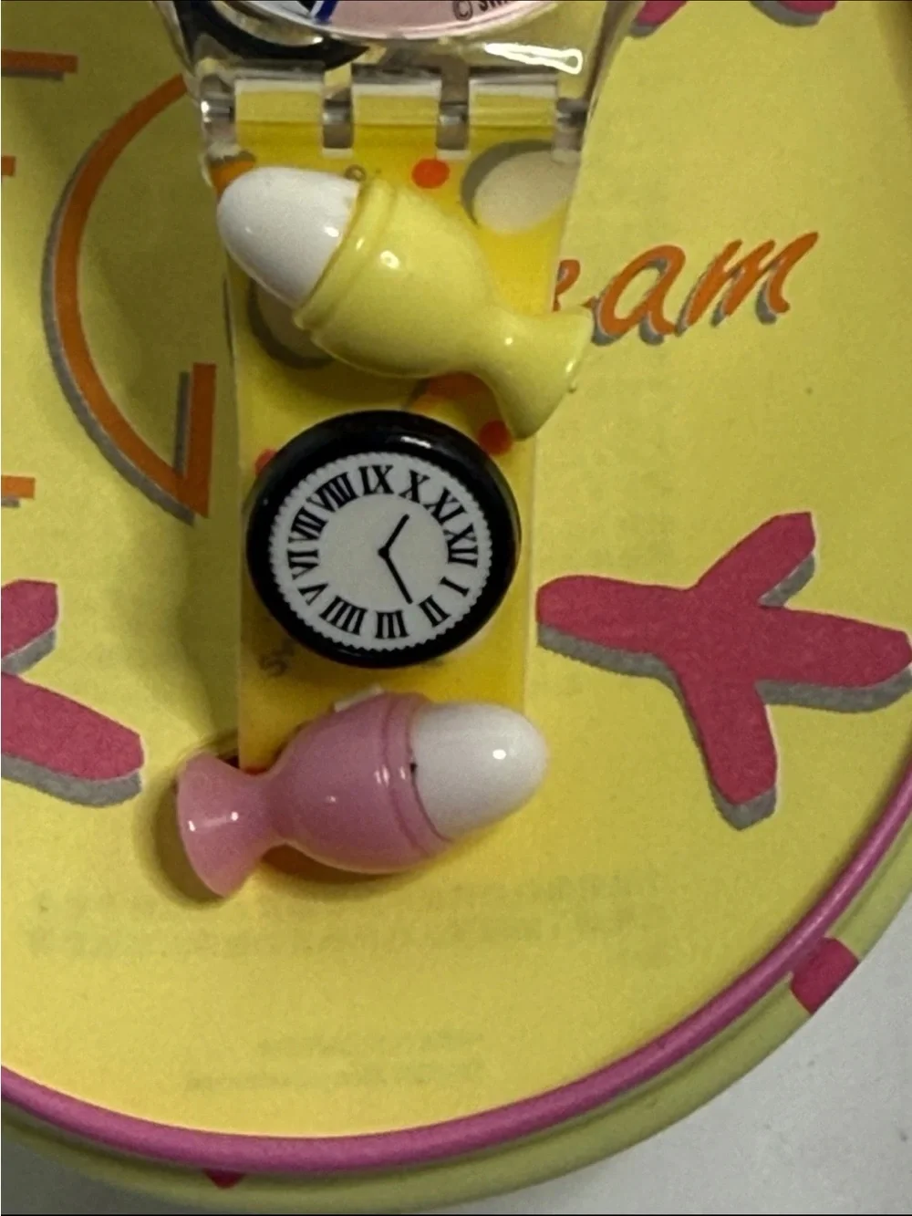 Swatch Eggs Dream GZ128 Special Collectors Edition with Charms and Metal Egg